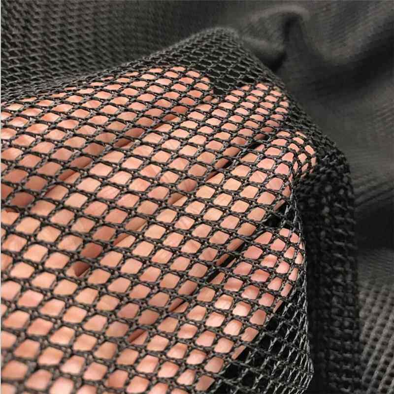 料菱形网眼布硬网料纱面网格蚊帐布洗衣袋渔箱包纱窗布网涤纶K菱