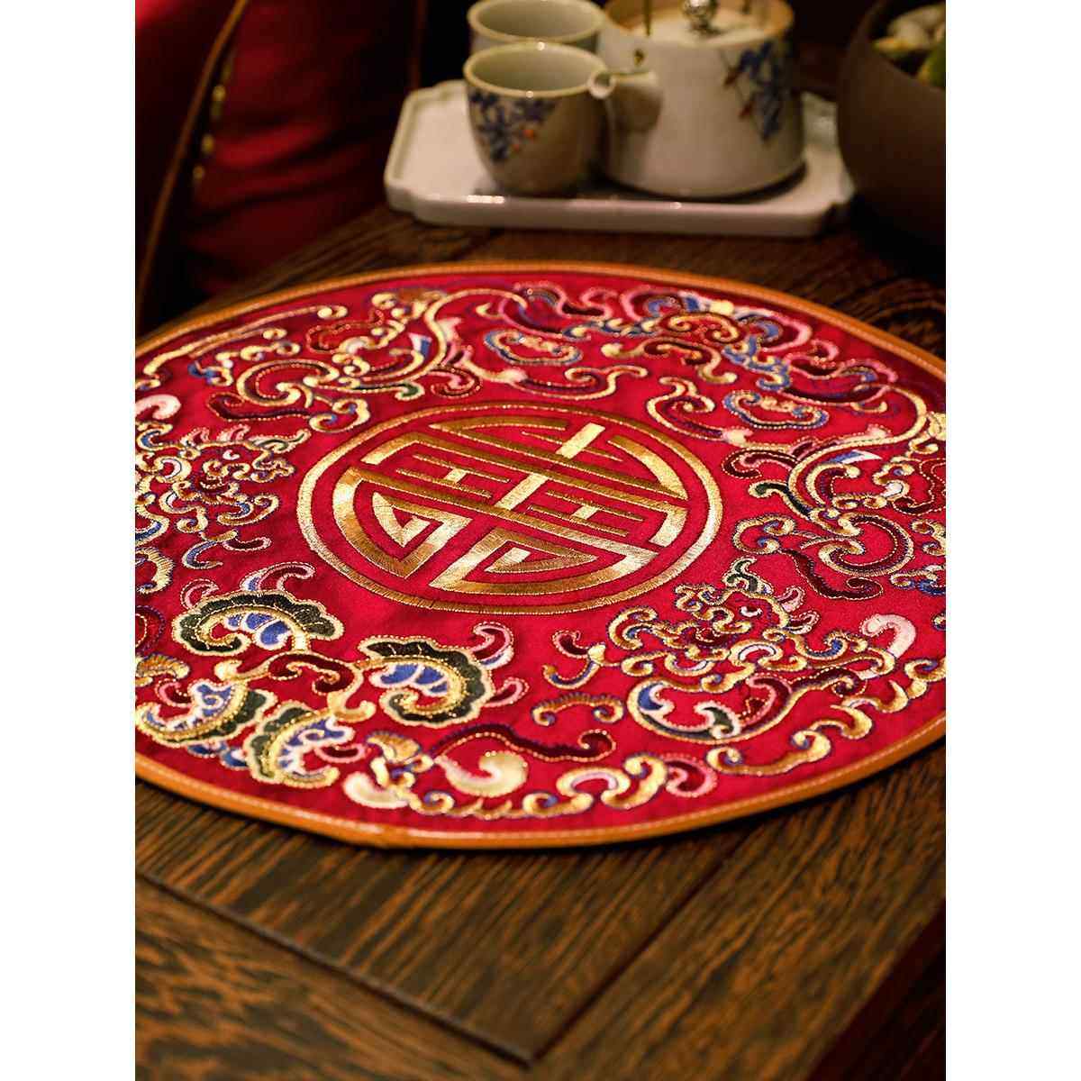 红色喜字结婚茶席餐桌布订婚庆喜事婚礼可定制茶布垫子茶巾小茶旗,居家布艺,桌旗,淘宝优惠券,粉丝福利购,淘宝优惠卷