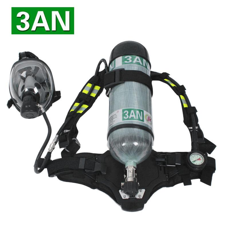 3AN正压式呼吸器RHZKF6.8/30 空气呼吸自给正压式碳纤维3安呼吸器