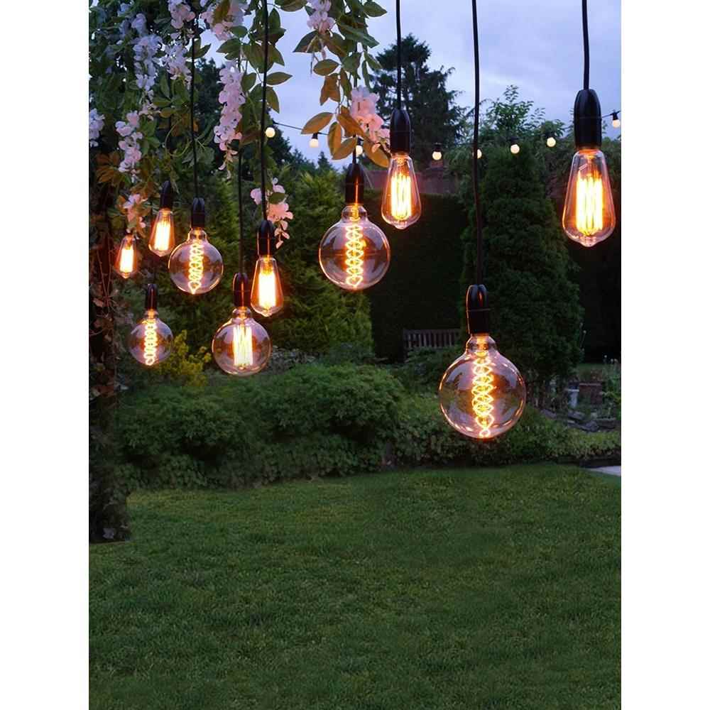 户外吊灯防水露台花园阳台装饰吊灯别墅屋檐亭防水串灯野营风格灯