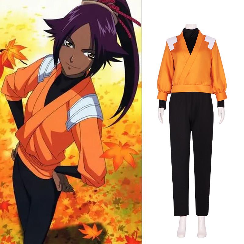 死神BLEACH四枫院夜一同款cos服cosplay服装万圣节角色扮演服
