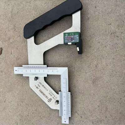 供应机械式轨道损耗磨耗仪数显式钢轨测量尺游标钢轨磨耗尺