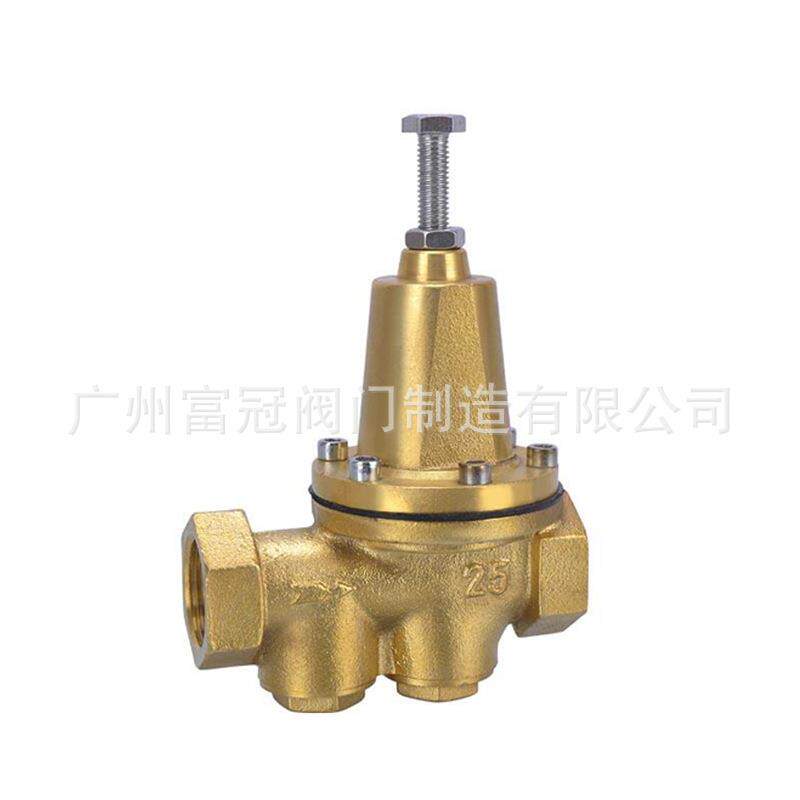 200P-10/16T黄铜带过滤器可调式水用减压阀直接作用薄膜式减压阀