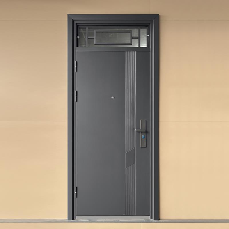 钢质门出租房门小尺寸防盗门定制工程门进户门入户门铁门单门子母