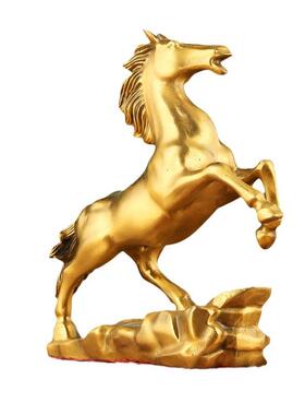 铜家摆居摆马到成功生件肖马马家居办公184室店铺礼品放