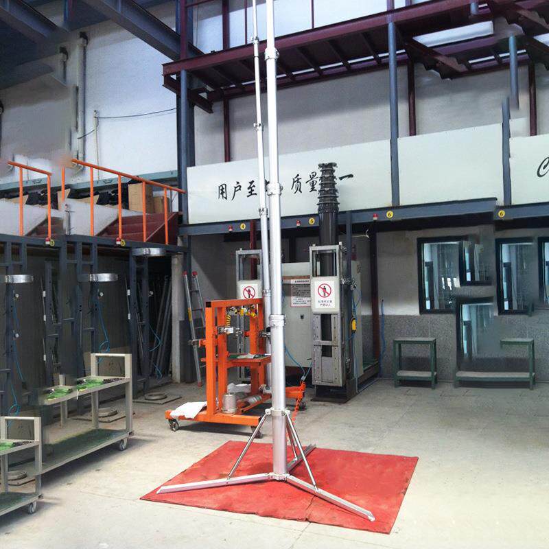 抱闸自锁三脚架 带锁方式升降杆自动锁定位置负载大使用方便 华鹰