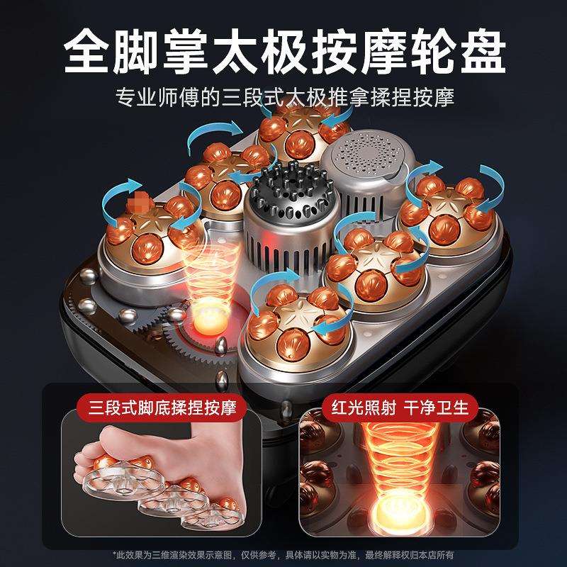泡脚桶大号加热恒温洗脚盆电动按摩桶家用全自动高深过小腿足浴盆