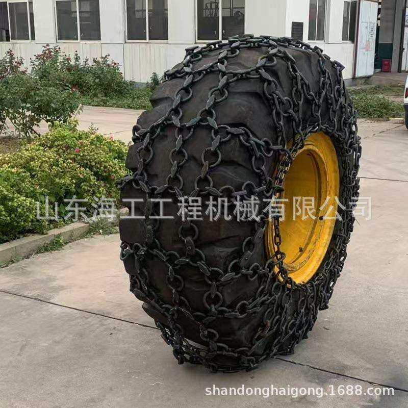 30铲车50装载机轮胎防滑链条23.5-25防护链子 装载机轮胎防滑链