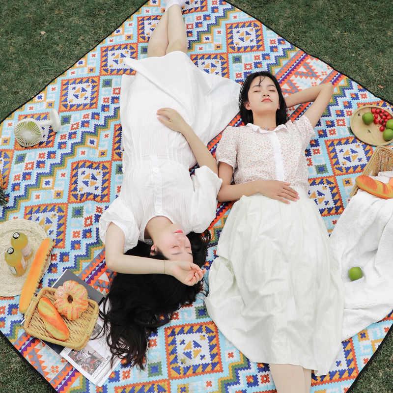 户外野餐垫防潮垫公园野外春郊游加厚地垫草地防水野炊便携垫子布