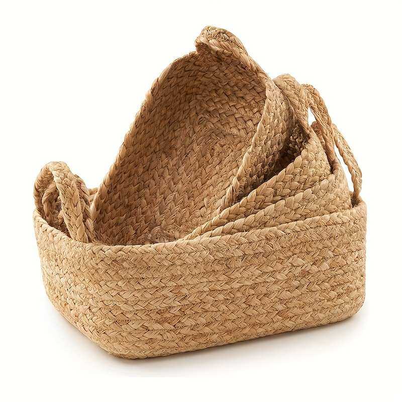 新品 葫芦草编织收纳 筐蔬菜水果藤编收纳篮  四件套,收纳整理,其他收纳篮,淘宝优惠券,粉丝福利购,淘宝优惠卷