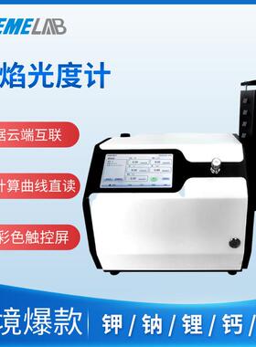 火焰光度计FP6400/FP6410实验室钾K钠Na锂Li钙Ca钡Ba土肥水泥分析
