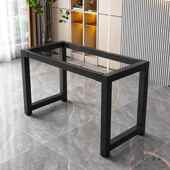 腿几支架金属985桌架铁定制焊烤漆餐桌脚办公桌桌艺子腿铁艺茶吧