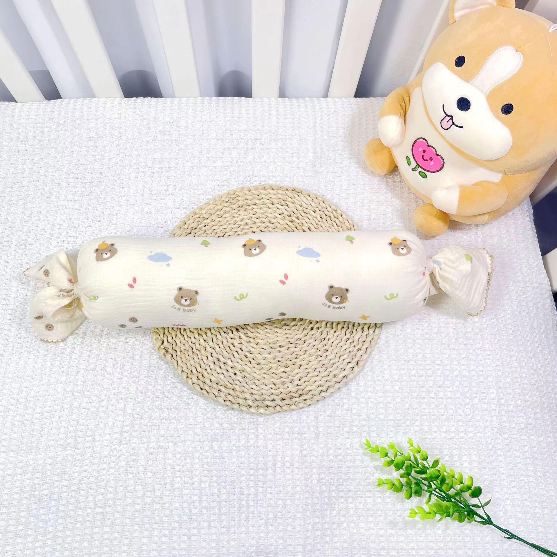 婴儿枕头枕头圆柱糖果批发枕芯