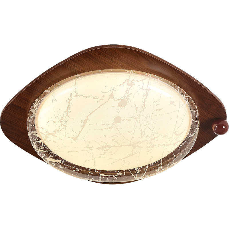 法式中古风创意设计房间吸顶灯复古胡桃木色书房卧室护眼曲奇灯具,家装灯饰光源,智能吸顶灯,淘宝优惠券,粉丝福利购,淘宝优惠卷