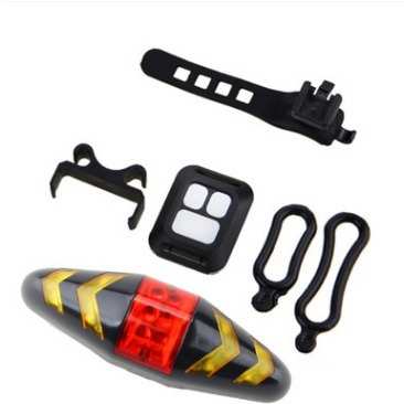 自行车转向灯 无线遥控山地车尾灯骑行灯闪灯  单车尾灯轻便