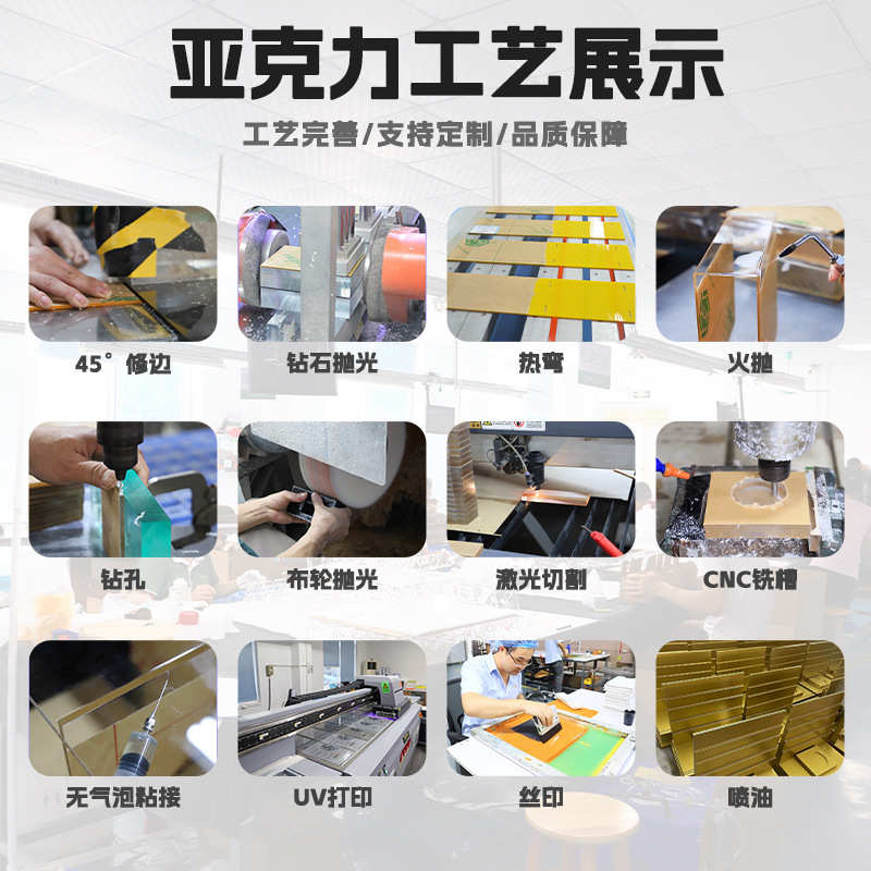 供应七彩led名片灯装饰 创意新奇特发光亚克力LED名片灯定制