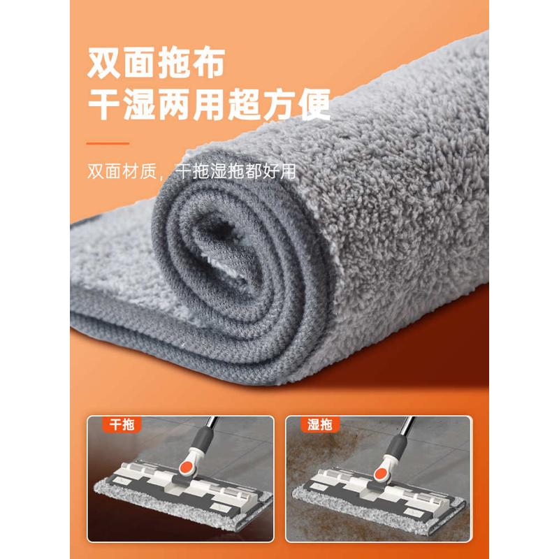 2toe批发家用大夹布地板抹布纸拖把一拖夹瓷砖大号2022净新平板夹