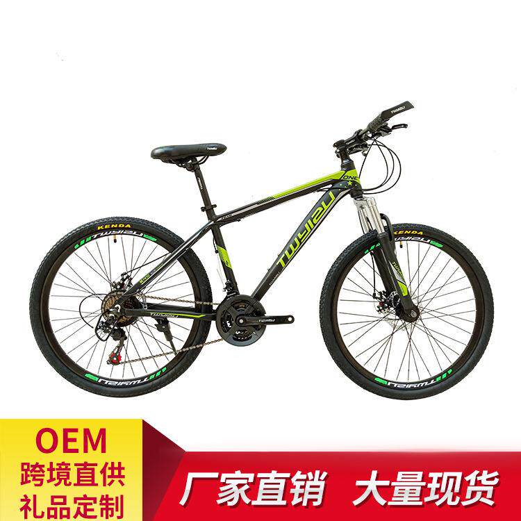 山地自行车厂家供应 新款成人24寸26寸减震21速铝合金山地车