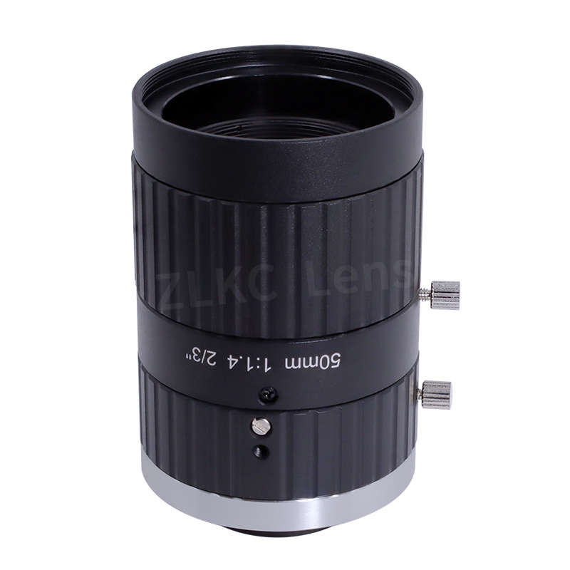 500万工业镜头6mm8mm16mm50mm低畸变1.4大光圈机器视觉相机镜头C