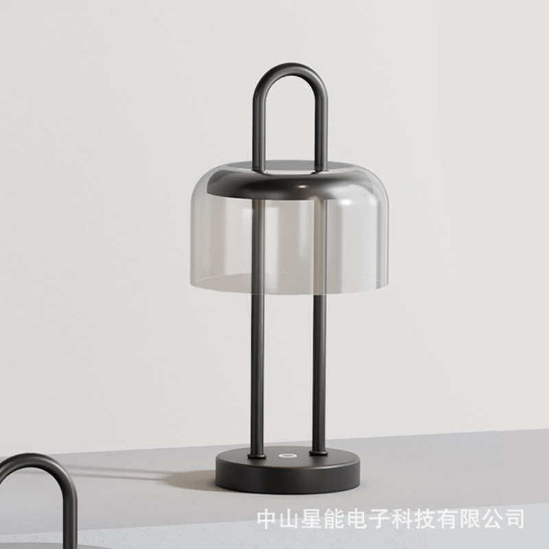 爆款装饰台灯餐厅咖啡厅酒吧氛围桌灯复古触摸卧室充电床头灯