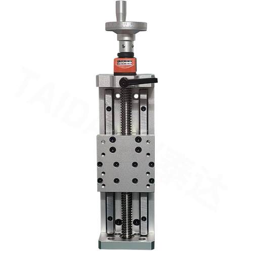 泰达微型手动直线 线滑台模组T型丝杆自锁功能微调数显器XY轴工作