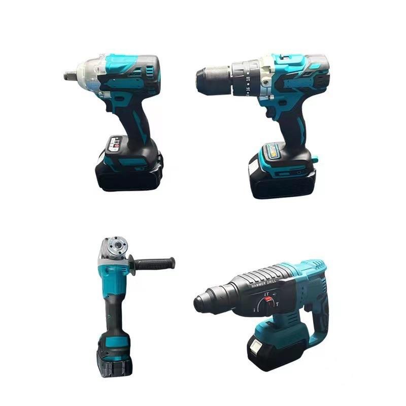 牧田款电动工具套装锂电4件套家装厂房多功能锂电动工具