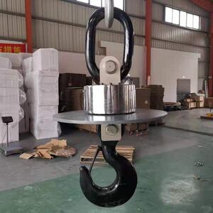 冶炼工厂行车耐高温无线吊秤10t电子吊钩秤20t耐高温高精度吊称