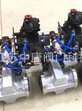 GJ641X-16P气动不锈钢法兰管夹阀304/CF8材质气动矿渣泥沙胶管阀