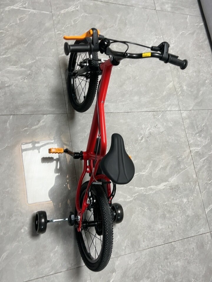Детский велосипед Decathlon BTWIN 16 дюймов для мальчиков и девочек 4-6 лет, запатентованный тормоз photo review