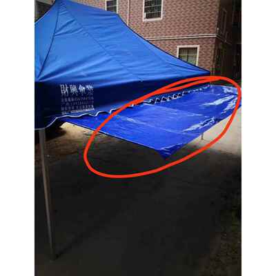 【帐篷飘布】财兴伞业折叠户外摆摊加宽遮阳挡雨防晒四脚伞延伸布