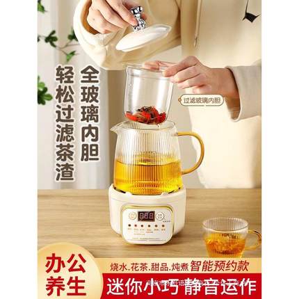 迷你养生壶家用多功能办公室小型一人煮茶壶煮茶器2024新款烧水壶