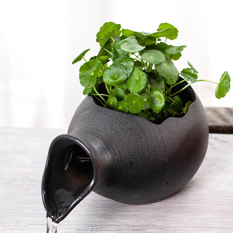 鱼缸水缸古法养鱼陶瓷罐循环流水摆件出水口装饰过滤材料容器配件,家居饰品,流水摆件,淘宝优惠券,粉丝福利购,淘宝优惠卷