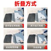 可折叠塑ORE周转箱厚款 带盖p汽车零部件中转流p物折叠料箱可做防