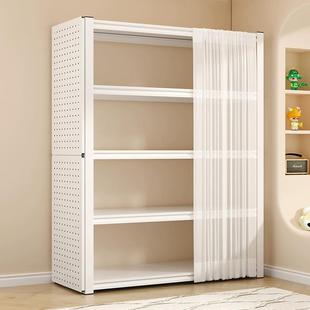 需定制家用货架置物架多层带防尘帘行李箱落地客厅收纳层架下空储