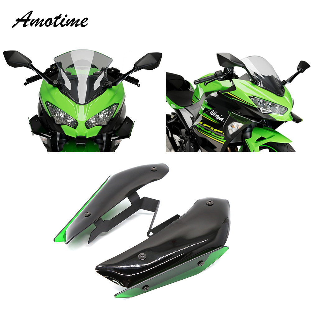 适用川崎 NINJA400定风翼 下扰流器 无损安装 忍者400改装配件