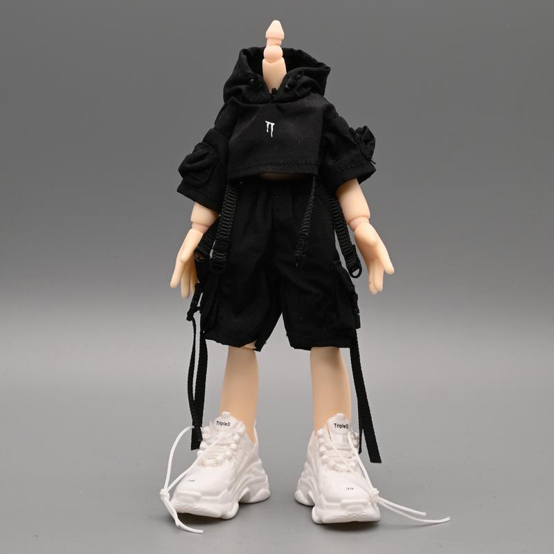妖精体娃衣赛博朋克冲锋衣D女D男D妹12分bjd素体衣服鞋子外套裤子图片