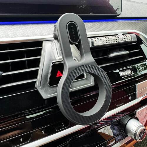 BMW专用手机车载magsafe磁吸防抖支架2024新款软矽胶bmw专车底座