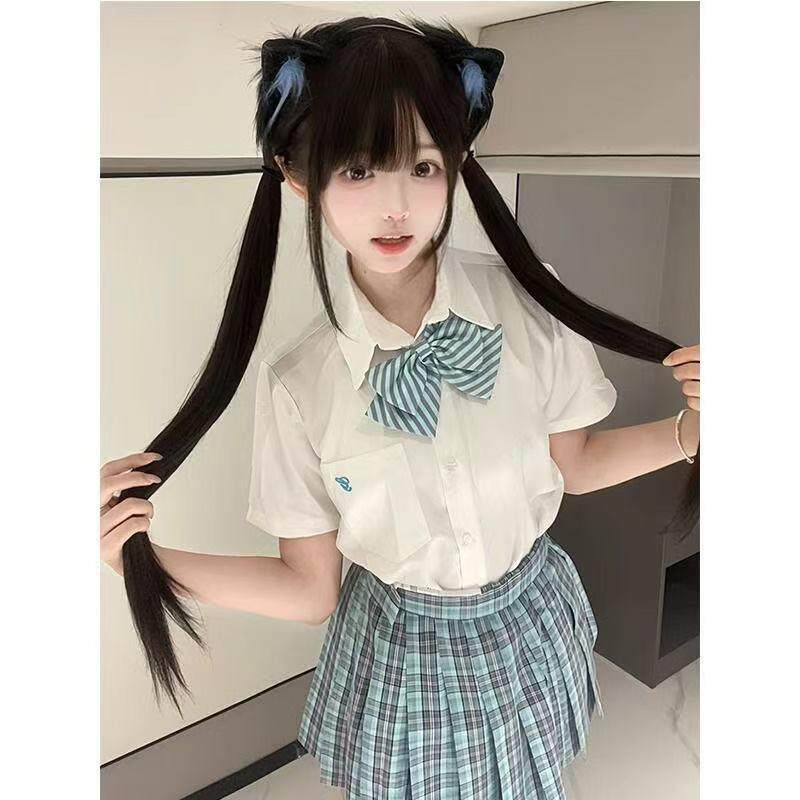 布丁兔假头发女长发80cm网红lolita长直发自然齐刘海全头套jk少萝