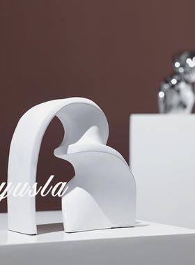 现代简约创意摆件样板房客厅电视柜玄关书房柜售楼部摆设软装饰品