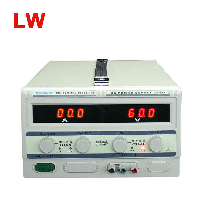 原装龙威LW-6020KD大功率高精度数显可调直流稳压电源60V20A