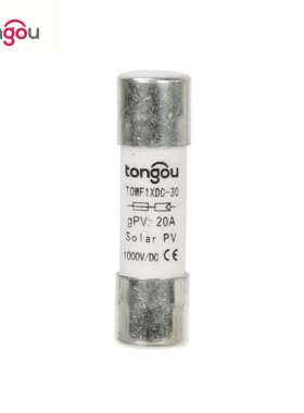 TONGOU太阳能直流插入式保险丝1000V熔芯3A10A15A20A25A30A十只装