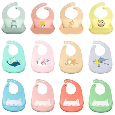 Waterproof Baby Bibs Baby Stuff Cute Cartoon Animal Printed