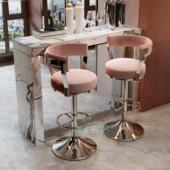 设计师吧台椅意式 极简吧椅升降现代简约高脚凳家用吧台凳岛台椅子