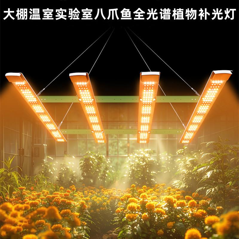 温室大棚灯实验室育苗蔬菜瓜果LED全光谱植物补光灯八爪鱼生长灯