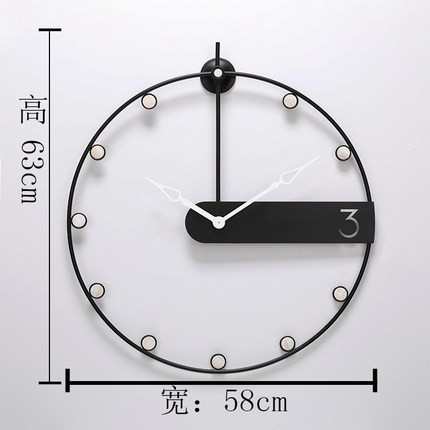 2025新款简约客厅挂钟家用现代艺术餐厅装饰钟表网红时钟创意挂表