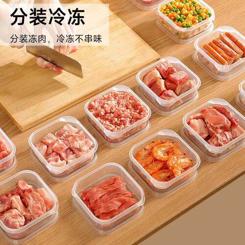 Transparent Food Storage Containers for Refrigerator, Suitab