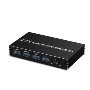 KVM切换器二进一出 HDMI 一进二出转换器键鼠打印机4K@60HZ分配器