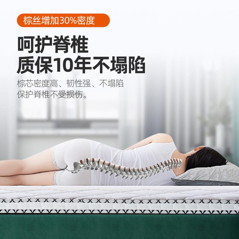 椰棕床垫棕垫3E硬折棕榈家榻垫子叠榻米HQL学生宿舍单人床垫子儿