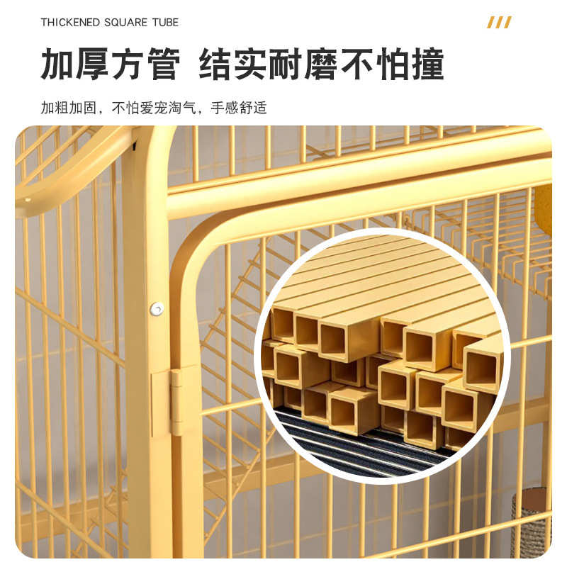 猫笼子家用猫别墅猫房子一体式超大自由空间大型猫舍猫屋猫咪猫窝