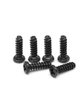 PB淬火加硬黑色圆头平尾自攻螺丝十字盘头自攻螺丝M1.7/M2/M3/M4